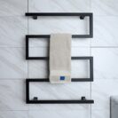 KULMA - sähköinen pyyhekuivain, musta, 600 X 800 X 120 MM idyllica.fi