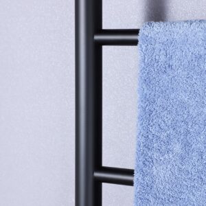 Musta sahkoinen pyyhekuivain 1100 X 520 X 125 mm idyllica.fi