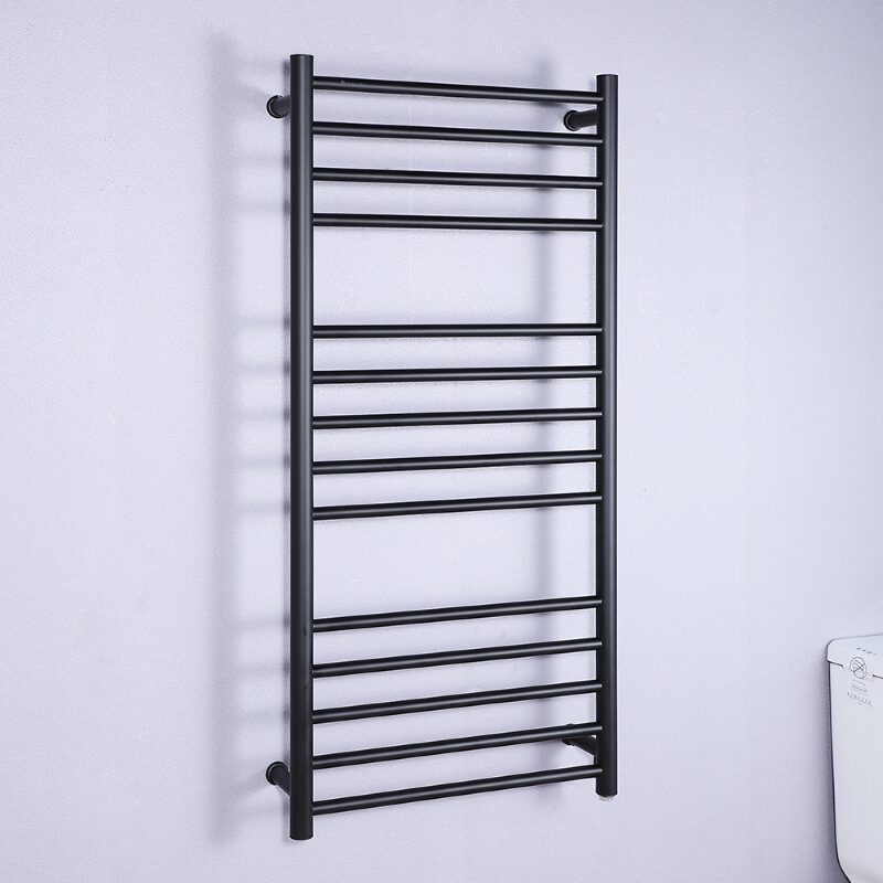 Musta sähköinen pyyhekuivain 1100 X 520 X 125 mm idyllica.fi