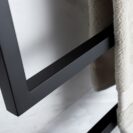 musta sähköinen pyyhekuivain 600 X 800 X 120 MM idyllica.fi