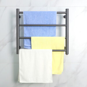 Harmaa sähköinen pyyhekuivain - idyllica.fi